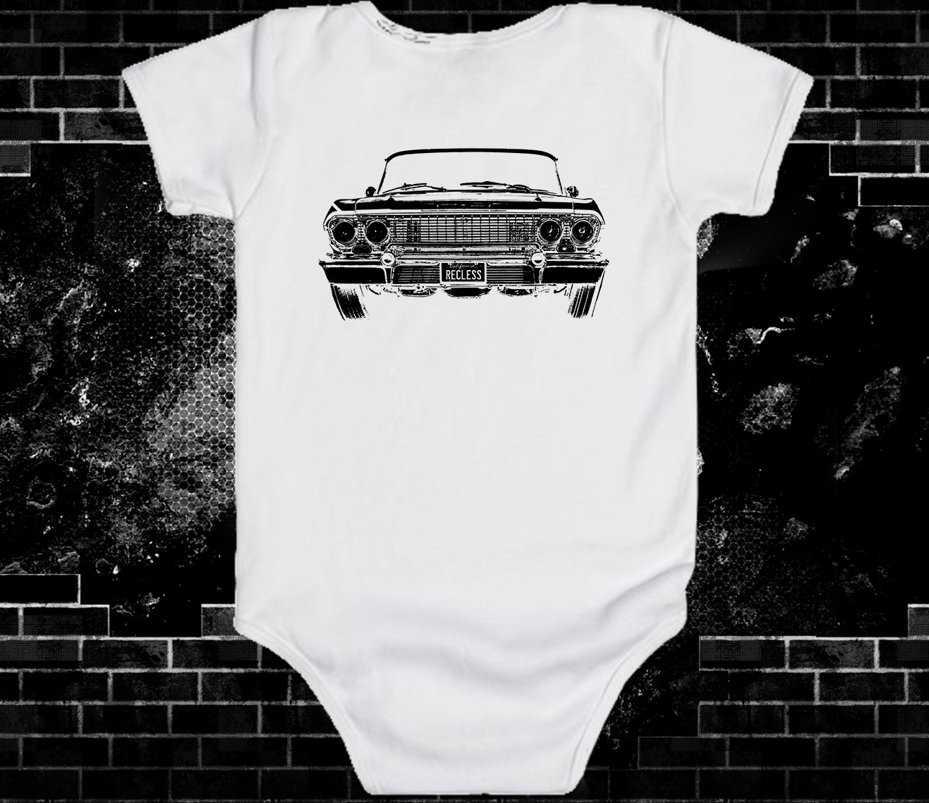 Lowrider 63 IMPALA Infant one Piece Body Suit babies