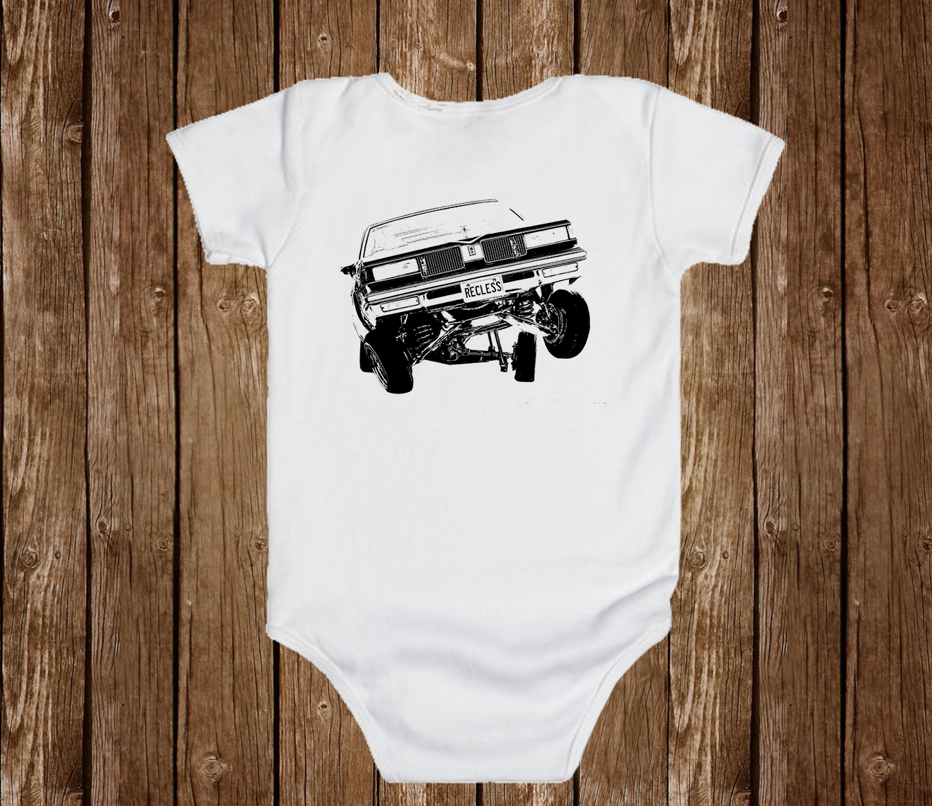 Lowrider Cutlass 3 Wheel Infant one Piece Body Suit babies